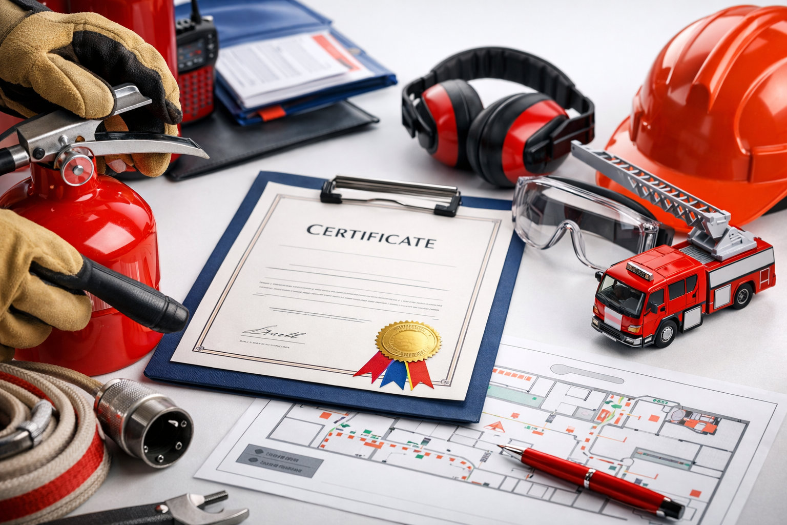 FROC Fire Rescue Operations Company برامج تدريب متخصصة في مكافحة الحريق والإنقاذ والجاهزية للطوارئ